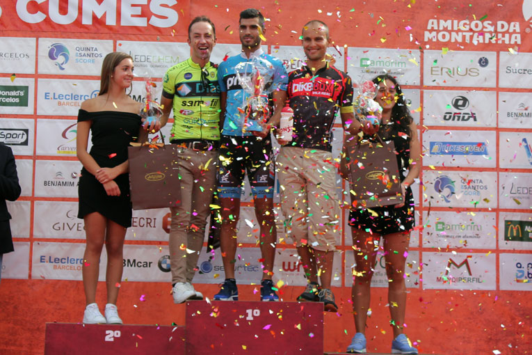 Pódio geral masculino Meia Maratona