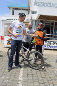 Dionísio Lopes com Hugo "Espigão" Carvalho