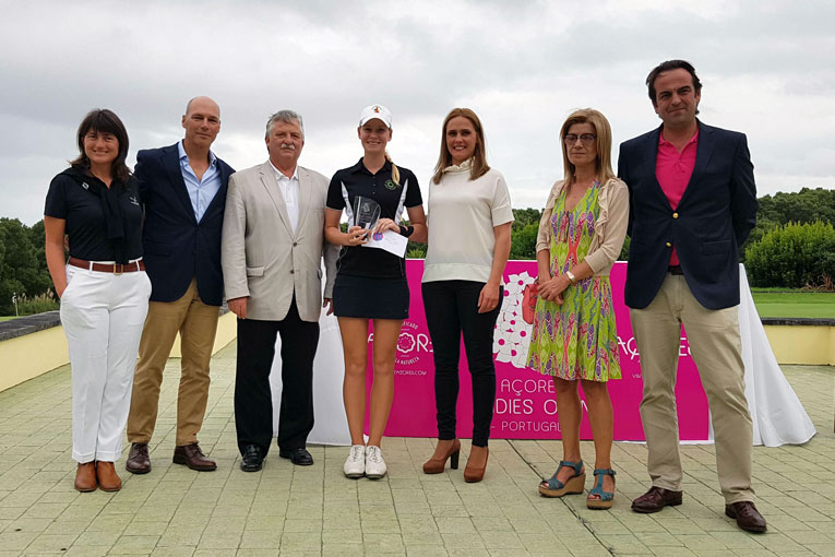 Jenny Haglund, campeã, com Pilar M Antunes, João Paulo Pinto, JM Rosa NUnes, Diana Valadão, Isabel Barata e José C Santos