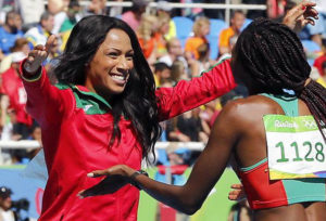 Patrícia e Susana no Triplo Salto